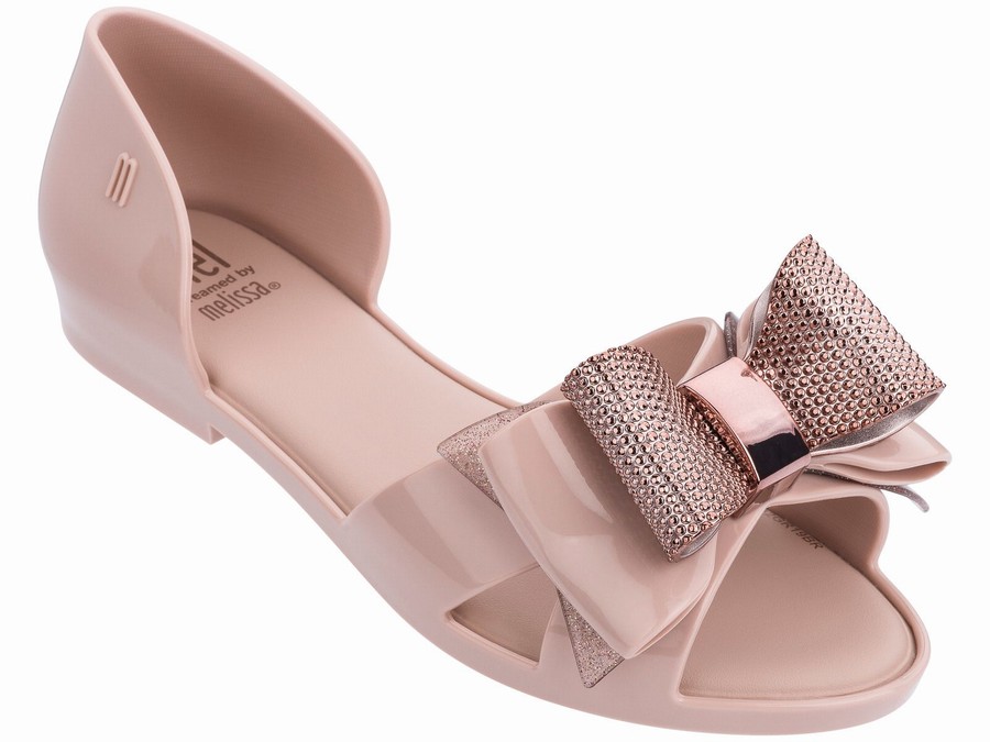 Bailarinas Melissa Seduction Metallic Bow Niños - Rosas - Argentina ZWL-942768